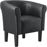 Sessel Schwarz Clubsessel Loungesessel Cocktailsessel Relaxsessel [en.casa]...