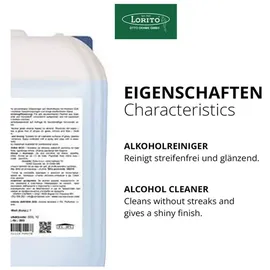 lorito oehme frisch und sauber Alkohol- und Glanzreiniger 10 Liter