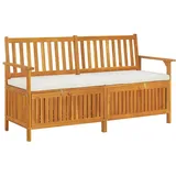 vidaXL Truhenbank 148 x 56 x 43 cm Braun