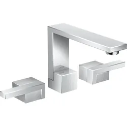3-Loch Waschtischarmatur Axor Edge Diamantschliff chrom