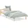 Homestyle4u Holzbett 90 x 200 cm Braun