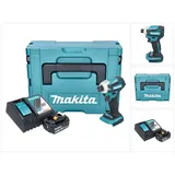 Makita Makita, Bohrmaschine + Akkuschrauber, DTD 172 RF1J Akku Schlagschrauber 18 V 180 Nm 1/4" Brushless + 1x Akku 3,0 Ah + Ladegerät +