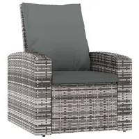 vidaXL Gartensessel 58,3 x 77,3 x 27,9 cm grau 1 St.