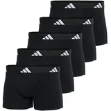 adidas Trunks Active Flex Cotton schwarz/weiß S 5er Pack