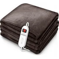 sinnlein Heizdecke mit Abschaltautomatik 120 x 160 cm Braun