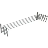 Ausziehbarer Wäscheaufhänger mit Haltestreifen und 5 Stäben aus Aluminium von...