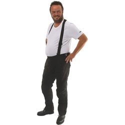 Germot Flex Pro, Textil-Bauchhose wasserdicht - Schwarz - Extra Kurz XXL