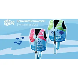 Beco Schwimmweste Sealife blau/grün Größe S