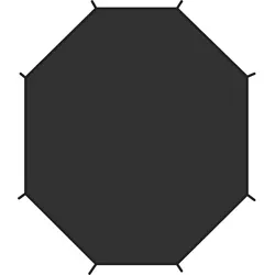 Fjällräven View 2 Footprint black (550)