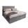 masseno Boxbett mit Bettkasten ¦ grau ¦ Maße cm B: 160 H: 98