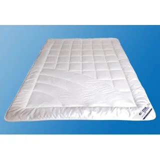 Glööckler KBT Bettwaren Microfaserbettdecke CLIMASTEP, Füllung: 100% Polyester, Bezug: 100% Polyester, Optimales Klima im Bett! weiß 135 cm x 200 cm