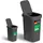 Novaliv Abfalleimer 10 l Schwarz