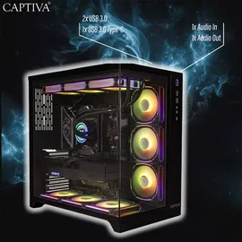 CAPTIVA Advanced Gaming I93-153 Intel Core i7 14700KF 3,4 GHz 16 GB RAM 1 TB SSD GeForce RTX 5060 Ti