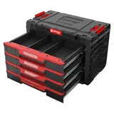 QBRICK SYSTEM Prime Drawer 4 Toolbox Basic Werkzeugkasten 21,2 l Blau