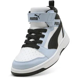 Puma Rebound V6 Mid AC+ Kinder White/Snow Mountain Blue/Black 29
