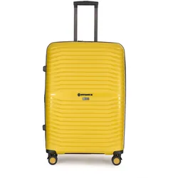 Stratic Bright + Koffer L (erweiterbar) - Yellow Gold Koffer24