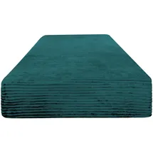 ASPERO Spannbettlaken Flanell 160 x 200 cm blau