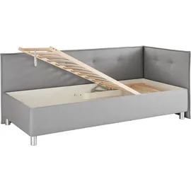 MAINTAL Polsterliege 100 x 200 cm Grau