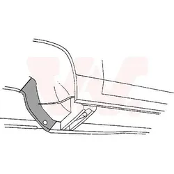 Van Wezel Längsträger, unter Sitze [Hersteller-Nr. 3757327] für Opel