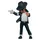 MINIX Michael Jackson Billie Jean Figur 12 cm - Schwarz