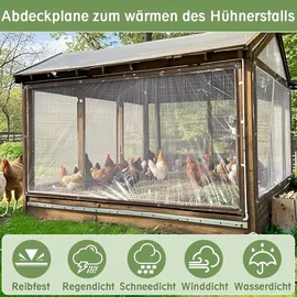 luxuskollektion Transparente Plane 2 x 4 m Beige