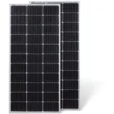 2x Protron Mono 120W Solarmodul Photovoltaik Monokristallin Solarpanel Solarzelle 240 Watt Mono Solar 12V für Wohnmobil, Garten, Boot