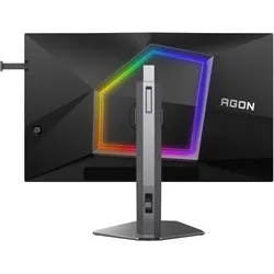 AOC Gaming-Monitor "AG276FK", E (A-G), grau (schwarz, grau), Monitore, höhen-, neig-, kipp-, schwenkbar