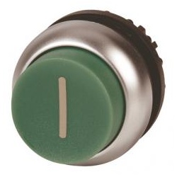 Eaton Drucktaste M22-DRH-G-X1, hoch, rastend, 5 Stück