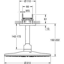 Grohe Rainshower SmartActive 310 26477000 