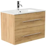 Posseik Homeline 80 3-tlg. Eiche Gold