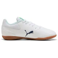 Puma Truco III Hallenschuhe Kinder weiß/aqua/fizzy light 34,5