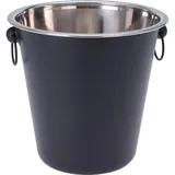 Excellent Houseware EH Excellent Houseware Cooler Champagnerständer, 20 cm, schwarz matt
