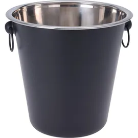 Excellent Houseware EH Excellent Houseware Cooler Champagnerständer, 20 cm, schwarz matt
