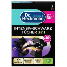 Dr. Beckmann Waschblätter für Schwarzwäsche 3in1 8 Stk