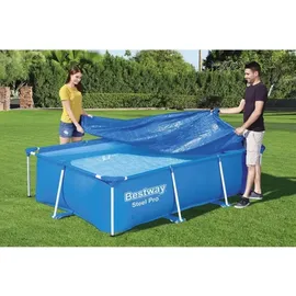 BESTWAY Flowclear Abdeckplane für Frame Pool 300 x 201 cm 58106