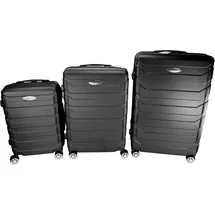 NICOMAR Koffer-Set 3-tlg. schwarz