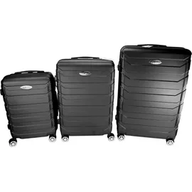 NICOMAR Koffer-Set 3-tlg. schwarz