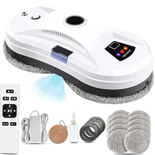 Fensterreiniger Fensterputzer Roboter 5600Pa mit  Wassertank  für hohe Fenster