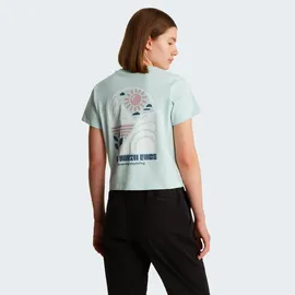 The North Face W SUN REGULAR SHORT SLEEVE CUTIE TEE-GRAPHIC Blau XL