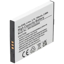 Li-Ion-Akku - 750mAh (3.7V) - für Sandisk Sansa E200, E250, E260 MP3-Player, Musik Player