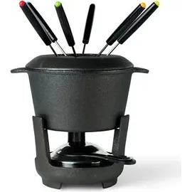 Funktion Fondue-Set mit Gabeln in Sort støbejern | Gr.: onesize