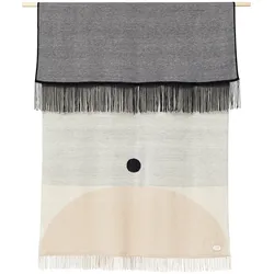 Form & Refine - Aymara Decke, 130 x 190 cm, gemustert Creme