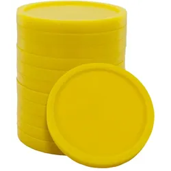 CombiCraft Kunststoffchip 1€ Format in Gelb - 100 Stück