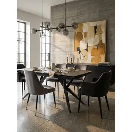 KADIMA DESIGN Kadima 180 x 76 x 95 cm schwarz