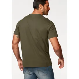 Arizona T-Shirt ARIZONA, Jungen, Gr. L (52/54), grün (olivgrün), Single Jersey, Obermaterial: 100% Baumwolle, bedruckt, Rundhals, Shirts T-Shirt, Kurzarm, lässige Passform, bedruckt, Rundhals, casual, Topseller