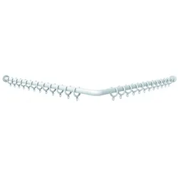Megabad Silver Age System Duschvorhangstange 120 x 120 cm 0300813019, Accessoires, dunkelgrau