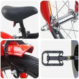 vidaXL Kinderfahrrad 16 Zoll rot