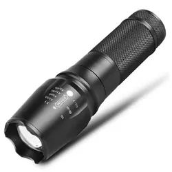 LED Taschenlampe Polizei Swat wiederaufladbar Zoom