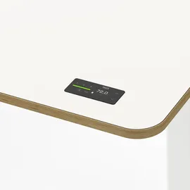 Yaasa Schreibtisch Desk Pro 180 x 80 cm Multiplex Weiß/Weiß