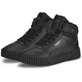 Puma Carina 2.0 Mid-Top Sneaker gefüttert Mädchen black/black/dark shadow 39